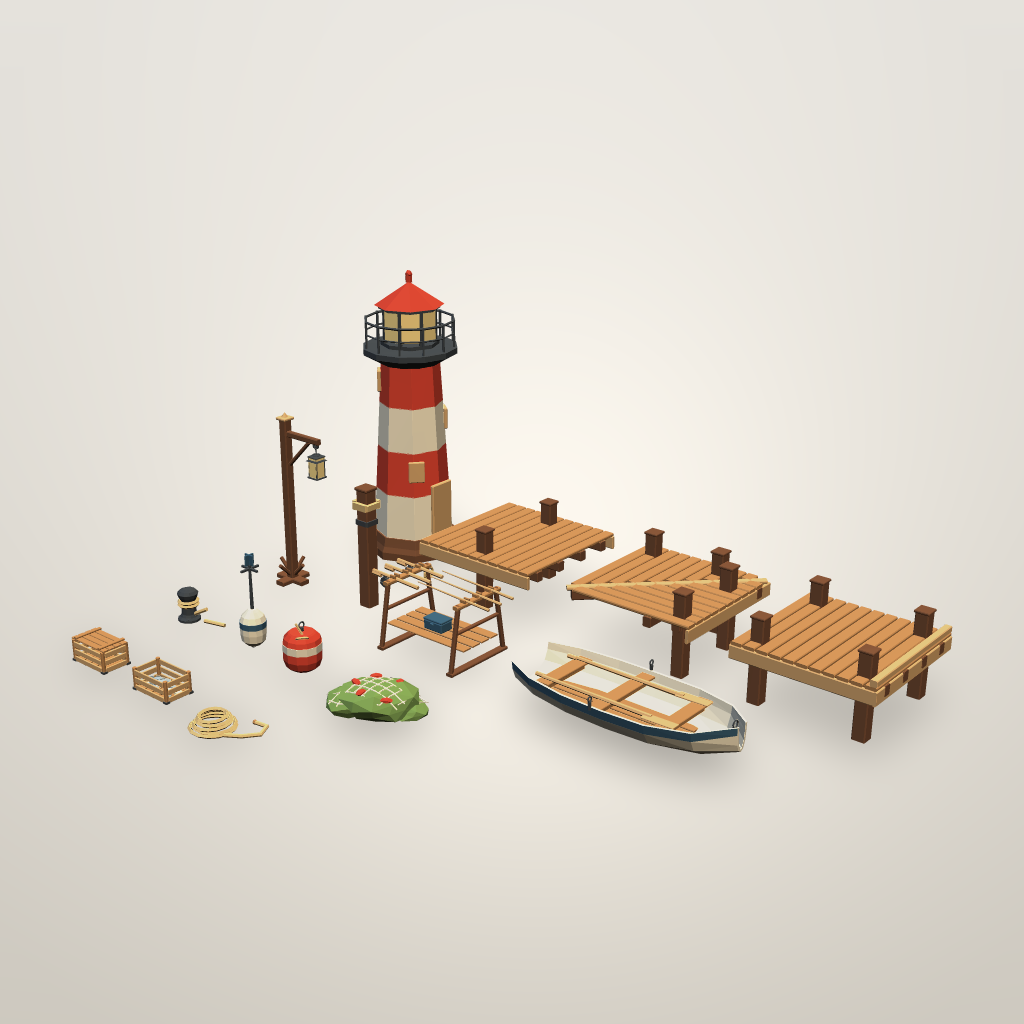 Fishing dock kit