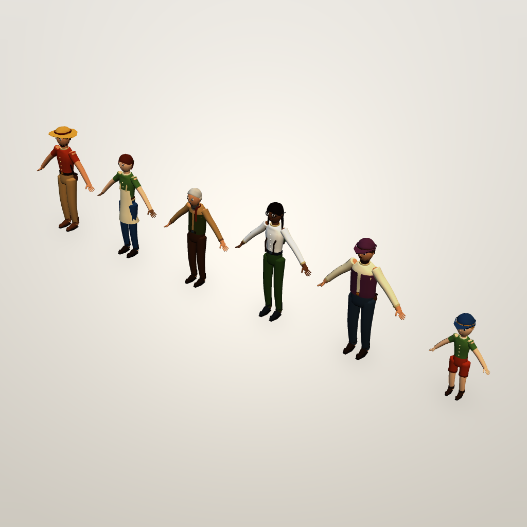 Harvest Folk characters