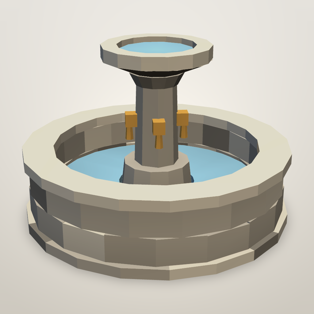 Stone fountain